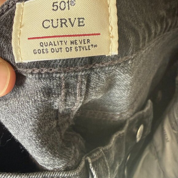 Levi's 501 Curve Women's Jeans 27 x 30 Black NWOT - Picture 4 of 5